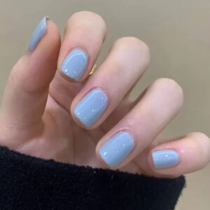 Short Sky Blue | Thick High Quality Set of x 24 Press on Nails