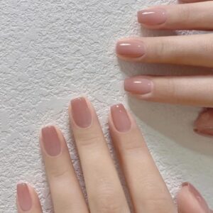 Short Nude | Thick High Quality Set of x 24 Press on Nails