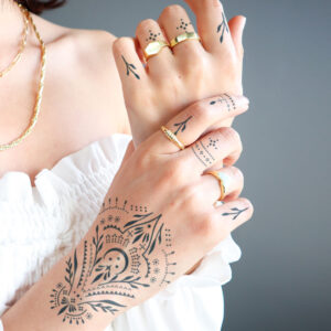 Delicate Berber Hand Pack | Semi-Permanent Tattoos
